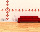 Damask Wall Pattern Decal Modern Vinyl Art Stickers